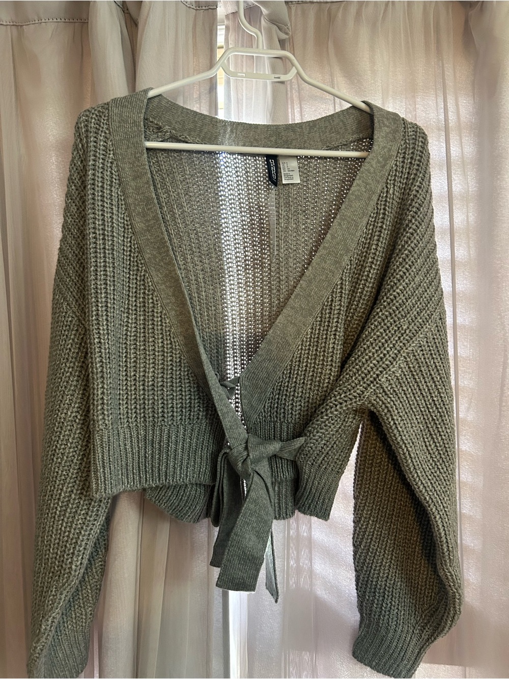 H&M knit wrap sweater NWT
